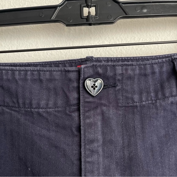 Human Made Bulldog Striped 5 Pocket Shorts - Picture 3 of 6